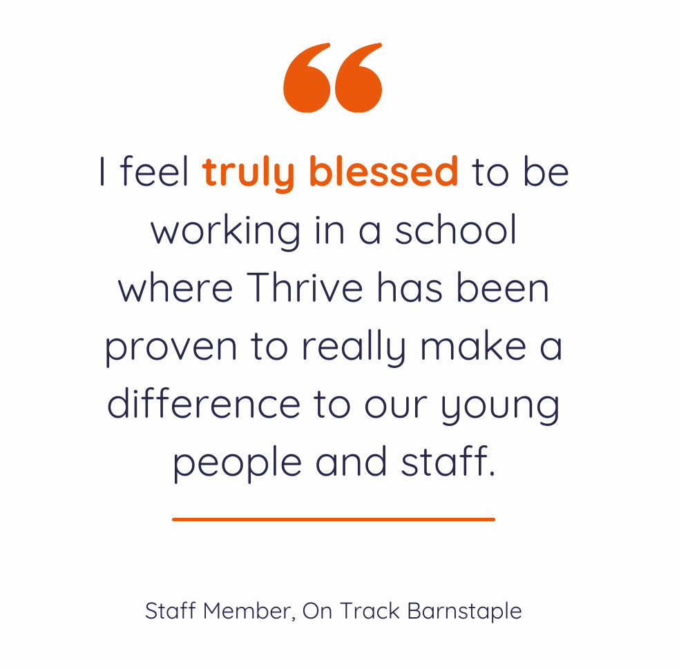 Quote from staff member at On Track Barnstaple